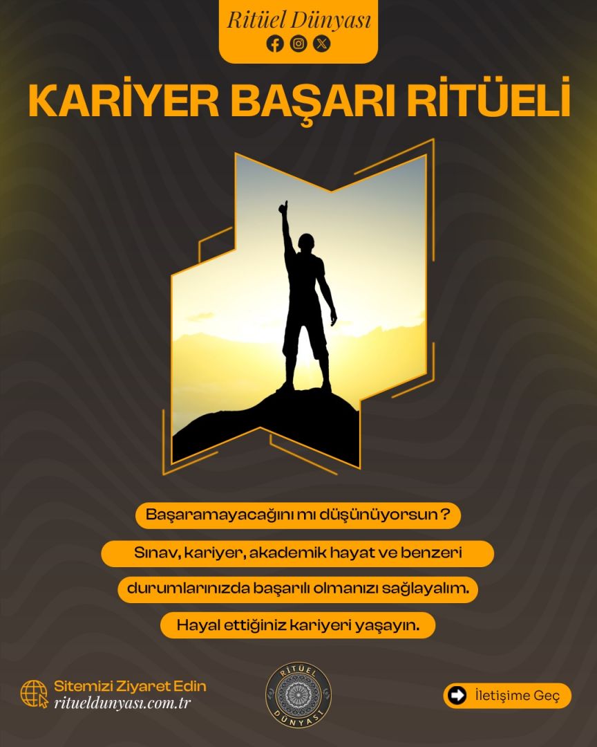 Kariyer ve başarı Ritüeli